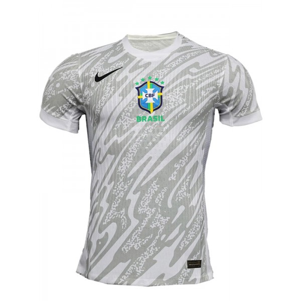 Brazil maglia da portiere divisa da calcio divisa da uomo grigia per abbigliamento sportivo maglia top 2023-2024